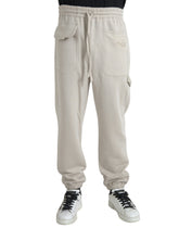 Dolce & Gabbana Off White Viscose Cargo Jogger Sweatpants Pants -   -  Dolce & Gabbana.